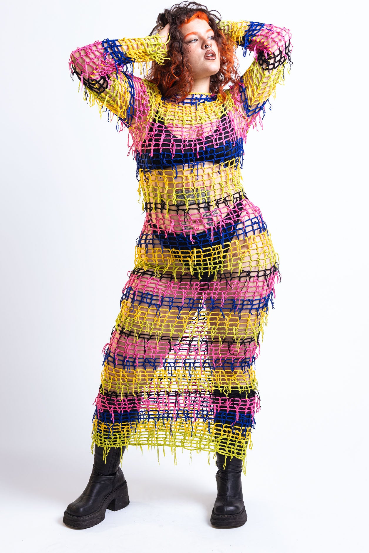 Bonet Crochet Reversible Maxi Dress